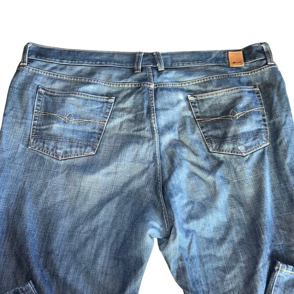 2 pair Agave Denimsmith Jeans Mens 54x30 Relaxed Straight Waterman USA Stretch - Picture 16 of 16